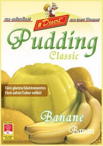 Budinca Desert Banane set de 10 bucati