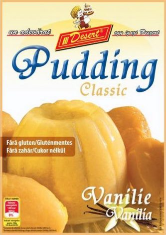 Budinca Desert Vanilie set 10 bucati