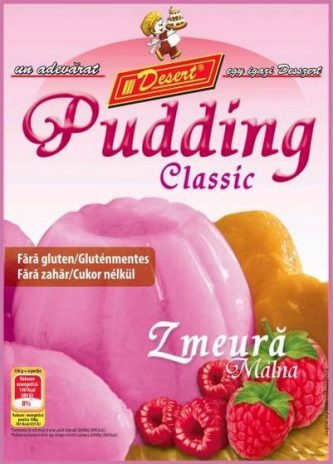 Budinca Desert Zmeura set de 10 bucati